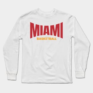 miami basket team Long Sleeve T-Shirt